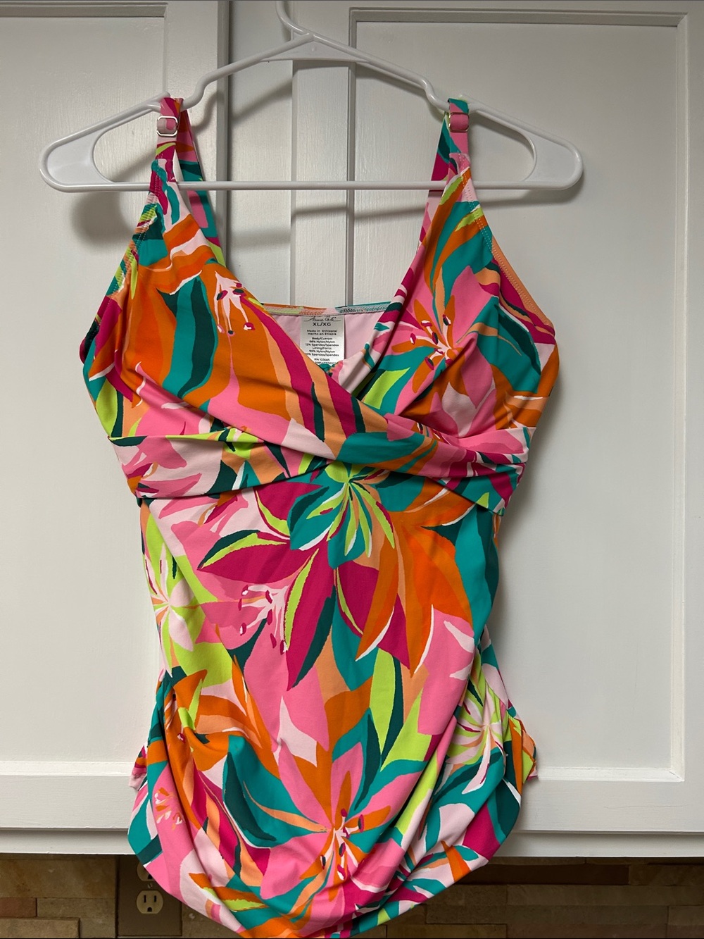 Ann Cole Floral Tankini Top